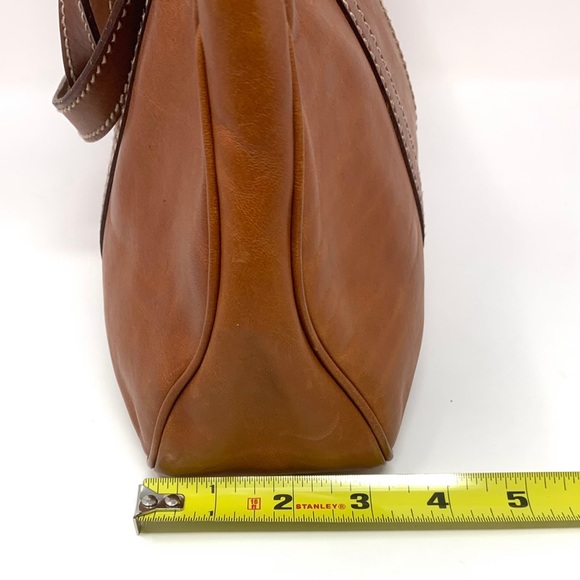 Vintage Gucci Leather Double Strap Shoulder Bag - Picture 12 of 14